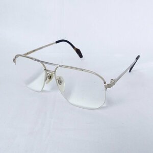 LANVIN ランバン 35-9441B ハーフリム ダブルブリッジ 眼鏡 メガネフレーム USED /2405C