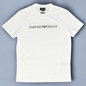 エンポリオ・アルマーニ Tシャツ メンズ ブランド EMPORIO ARMANI 8N1TN51JPZZ 0146 L ホワイト