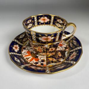 ロイヤルクラウンダービー トラディショナル・イマリ コーヒーカップ＆ソーサー IMARI 伊万里 Royal Crown Derby デミタスカップ