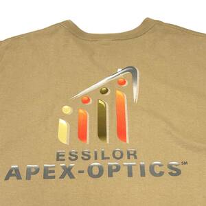 希少【ビンテージ 90s ESSILOR APEX-OPTICS 企業ロゴ Tシャツ ANVIL】アメリカ 80s Y2K コンピューター apple dell hp Microsoft