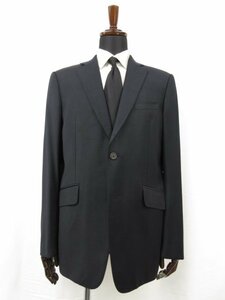 美品【ダンヒル dunhill】ST.JAMES FIT リシュモンジャパン シングル2ボタン ジャケット (メンズ) 50J ネイビー系 紺無地 伊製■17MJ8720■