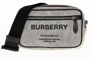 バーバリー BURBERRY HORSEFERRY PRINT COTTON CANVAS BUM BAG 8038902 ホースフェリー プリント コットン キャンバス バムバッグ ボディバ