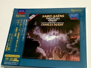 新品 廃盤　ESOTERIC SACD SAINT-SAENS & BIZET Symphonies Dutoit エソテリック デュトワ サン=サーンス 交響曲第３番 ビゼー オルガン付