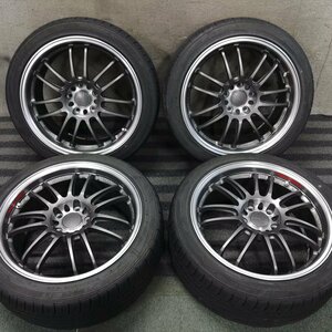 J4T9025■245/40R18 FALKEN RAYS VOLK RACING RE30 8.5J 5H +52 PCD114.3★条件付送料無料★レイズ ボルクレーシング