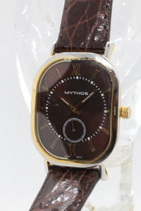 【MYTHOS】SLIM TTPE QUARTZ スモセコ JAPAN MOV`T ALL STAINLESS STEEL 中古品時計 電池交換済み 25.1.5