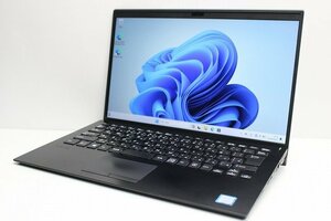 1円スタート ノートパソコン Windows11 VAIO Pro PK VJPK11C12N 14インチ 第8世代 Core i5 SSD256GB メモリ8GB Windows10 カメラ WWAN