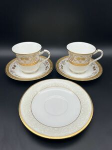 【O4-20】カップ＆ソーサー Noritake ノリタケ 4858N 4753N まとめて5点 未使用保管品