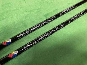 【中古】プロジェクトＸ HZRDUS SMOKE BLACK RDX 70 フレックスS＋ ユーティリティ用シャフト (2本セット)