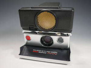 ◆POLAROID【SX-70】LAND CAMERA SONAR AutoFocus 黒×銀 USED品 ポラロイド