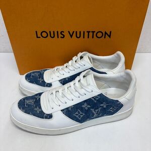 Louis Vuitton Rivoli Line Sneaker ルイヴィトン リヴォリ ライン スニーカー size 8 2/1 デニム地 ホワイト/インディゴ モノグラム 