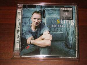  STING スティング/ ...ALL THIS TIME 2024年発売 Universal社 Hybrid SACD 輸入盤