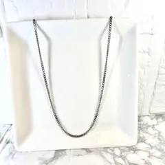 60cm 2mm ステンレス キヘイチェーンネックレス