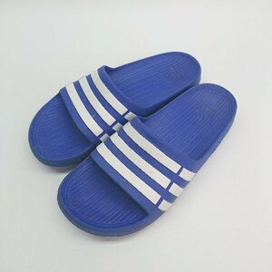 ◇ adidas 夏コーデ シンプル 海 プール サンダル 表記なし ブルー/ホワイト メンズ E