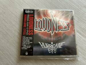 ワーナーミュージック・ジャパン　LOUDNESS（ラウドネス）　『HURRICANE EYES』　帯付き