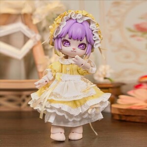 BONNIE bunny ボニーバニー　ワンピース　イエロー　お洋服　1/12ドール　come4free オビツ11