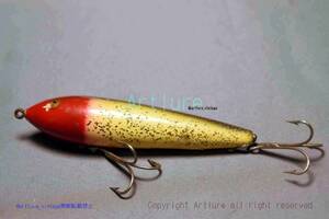 VINTAGE WOODEN LURE HEDDON 　zaragossa ザラゴッサ6500（7742-65　）USA MADE #OLDLURE #ARTLURE_VINTAGE ＃ヴィンテージルアーへドン　