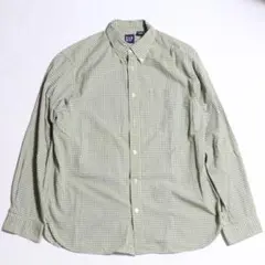 90s old gap gingham check BD shirt