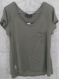 ◇ UNTITLED アンタイトル 半袖 Tシャツ カットソー 2 カーキ *