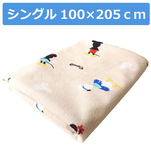 店内商品5％OFF 防水シーツ 防ダニ 洗える おねしょシーツ 敷きパッド シングル 100×205cm ディズニー ベージュ お昼寝 子供 赤ちゃん