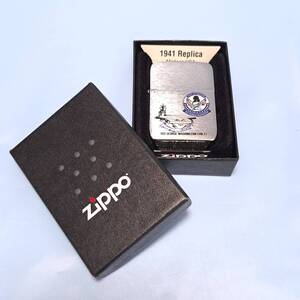 1000円～ ZIPPO 未使用 1941 REPLICA ビンテージ モデル ４バレル ケース有 取説 Mint in Box アメリカ海軍 空母 ＵＳＳ ジッポー USA 477