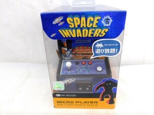 K501★MY ARCADE MICRO PLAYER SPACE INVADERS スペースインベーダー おもちゃ 新品 未開封 レトロゲーム アーケードゲーム★送料780円〜