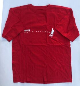 デビッドベッカム カストロール Tシャツ 赤 キッズ レディース