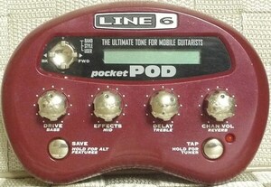 LINE 6 Pocket POD アンプシュミレーター マルチエフェクター