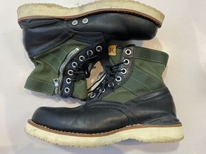 17ss visvim 7HOLE ‘73-FOLK VEGGIE OLIVE M8.5 美品