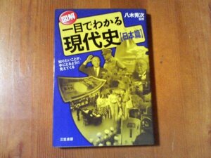 AD　図解一目でわかる現代史　日本編　八木秀次監修　三笠書房　　昭和恐慌　満州事変　日中戦争　大東亜戦争　東京戦争　他