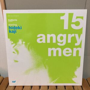 カジヒデキ、15 angry men、2枚組LP、和モノ、渋谷系