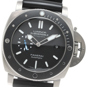 パネライ PANERAI PAM01389 ルミノール1950 サブマーシブル アマグネティック3デイズ チタニオ 自動巻き メンズ _816505