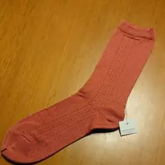 ショセット(chaussettes)のオレンジ靴下 ソックス  I