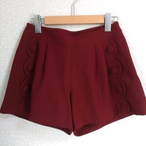 MISCH MASCH S ミッシュマッシュ パンツ ショートパンツ Pants Trousers Short Pants Shorts 赤 / レッド / 10010331