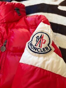 モンクレール　MONCLER ダウンジャケット　キッズ　kids デカワッペン　8A 128cm