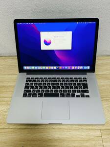 【良品】MacBookPro Retina 15インチ A1398 Mid 2015 Core i7 2.8GHz メモリ 16GB SSD 500GB MJLU2J/A Office 2021