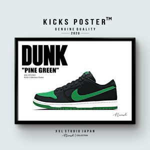 DUNK ダンク パイングリーン PINEGREEN スニーカーポスター 送料無料 DUNK-25