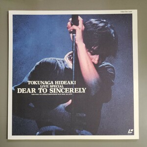 中古レーザーディスク ＤＥＡＲ ＴＯ ＳＩＮＣＥＲＥＬＹ ＬＩＶＥ ＳＰＥＣＩＡＬ ／ 徳永英明