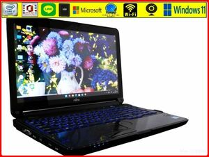 【1円スタート】爆速カスタマイズ/FUJITSU 超高速Core-i7 4コア/Webカメラ/新品SSD搭載/8G/wifi/最強Win11/Office2021/N5306