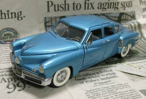 ★絶版*フランクリンミント*タッカー*1/24*1948 Tucker Torpedo ワルツブルー