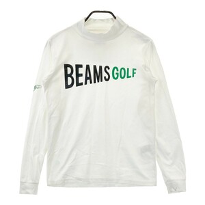 【1円】BEAMS GOLF ビームスゴルフ ハイネック 長袖Tシャツ ホワイト系 S [240101299015]