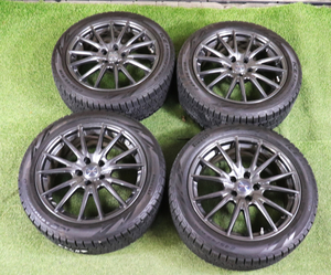 【直接引き取り限定】PIRELLI ICE ASIMMETRICO 245/45 R18 スタッドレスタイヤ / VELVA SPORT 18×8J 35 ホイール AD37477_MFU_B1212-F00C