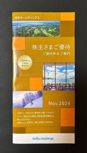 西武ホールディングス 株主さまご優待 有効期限2025年5月 ¥1,000共通割引券 レストラン・ゴルフ・スキーリフト割引券