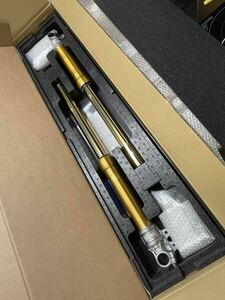 【送料無料】新品OHLINS オーリンズ 正立フロントフォーク ゴールド 保証付きRWU ZRX1200R(FS621G)