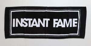 定価2000 新品 本物 INSTANT FAME フェイスタオル IFFT-19-002-BLACK インスタントフェイム 5052