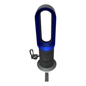 (004906)Dyson AM09 Fan Heater, Iron/Blue by Dyson