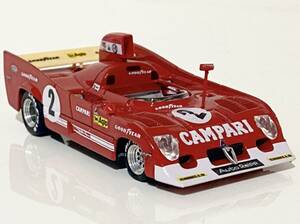 稀少 1/43 Alfa Romeo 33TT12 1位 1,000km Spa 1975 #2 ◆Pescarolo, Bell - Kauhsen Racing◆ アルファロメオ 33TT12 1位 スパ 1975