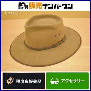 【程度良好美品】AKUBRA Cattleman アクーブラハット 帽子 葉っと トラウト 釣り ファッション アウトドア 等に