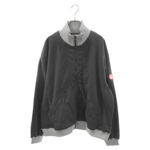 C.E シーイー FLEECE ZIP UP ポーラーテック リブ切替ジップアップジャケット ブラック CES24CS23