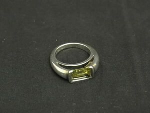 1円 ■美品■ TIFFANY＆Co ティファニー ペリドット SV925 リング 指輪 アクセサリー 約14号 シルバー系 FI0283