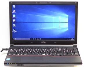 富士通 LIFEBOOK A574/M/第4世代 Core i5/4GBメモリ/HDD320GB/無線LAN Bluetooth/Win10 Pro #0612